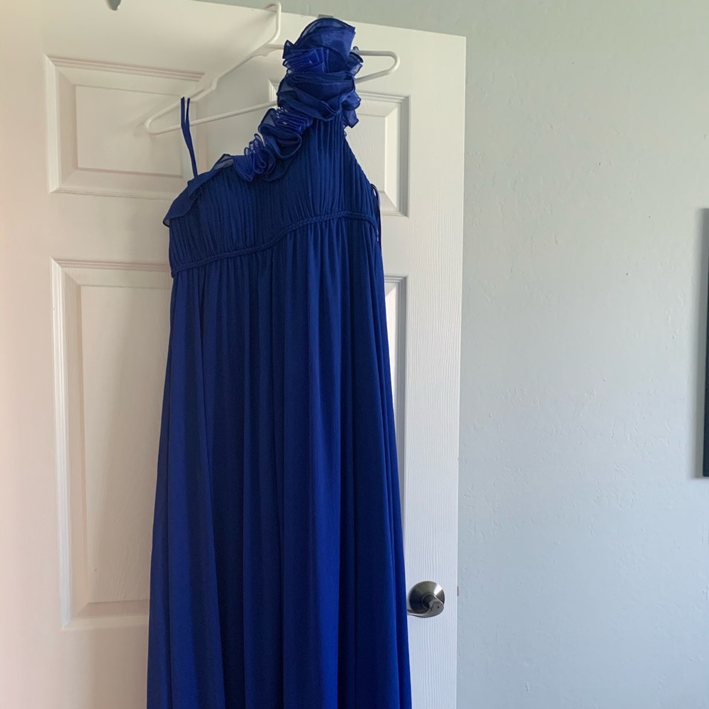 Royal blue evening gown! Worn once for prom.